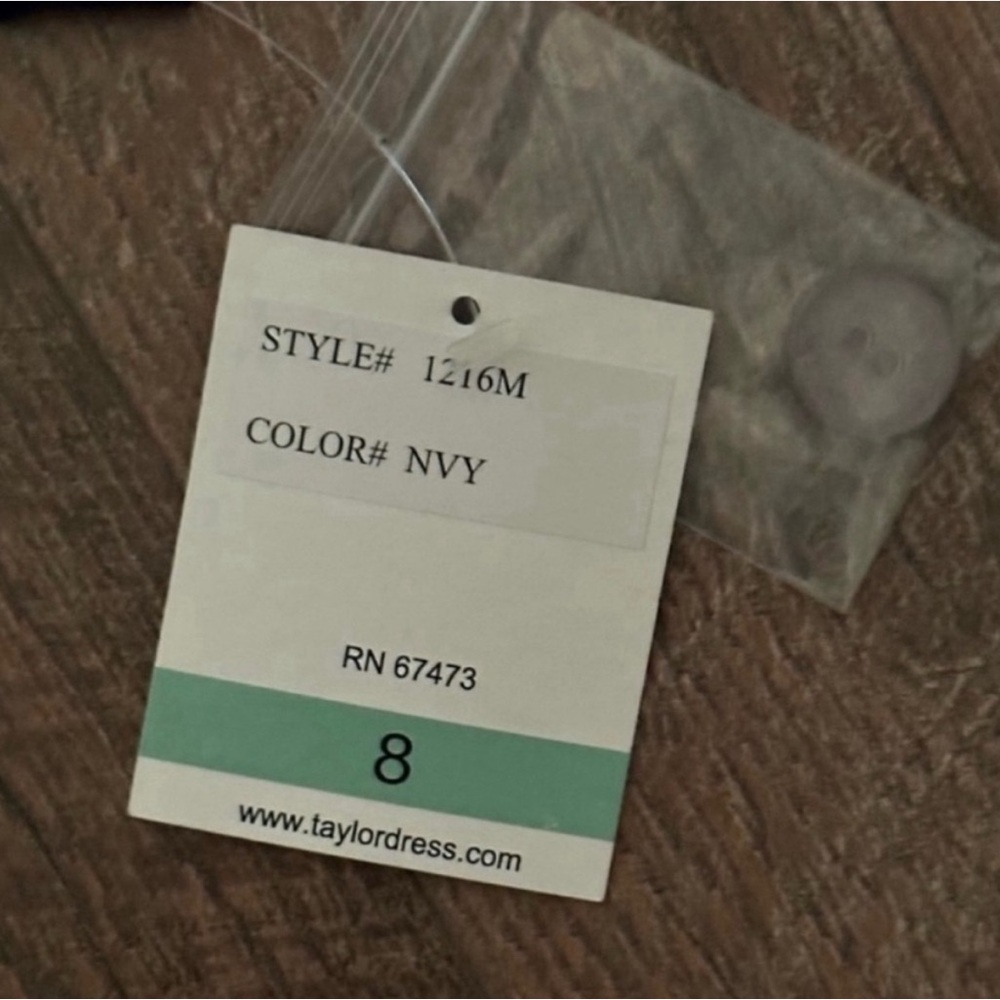 Elegant Navy Jumpsuit by Taylor - Picture 3 of 7